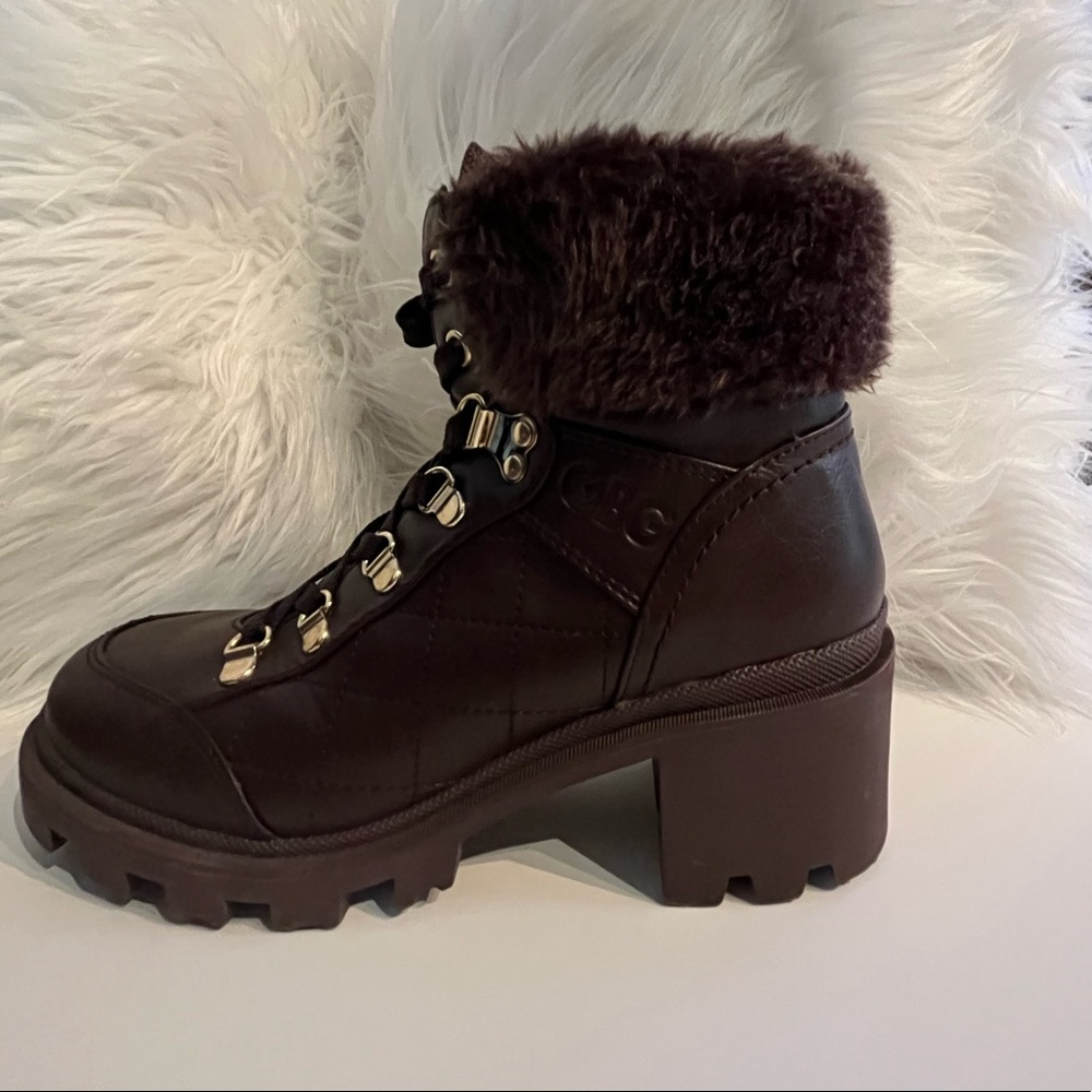 G by GUESS Reylin Boots In Color Espresso-